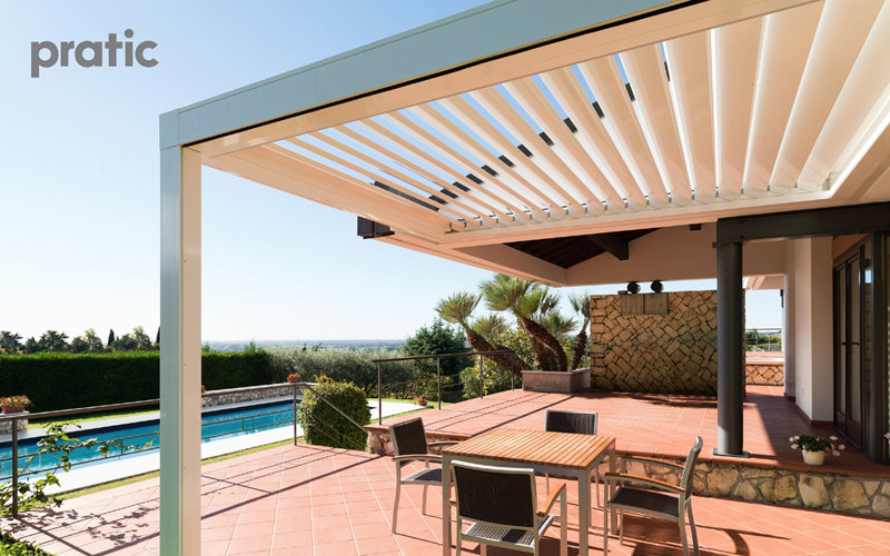 Lamellendächer von VIL:  genussvolles Wohnen