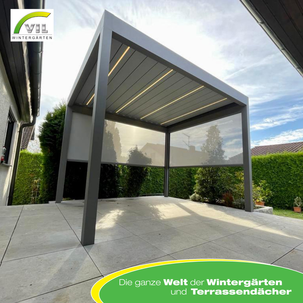 Das perfekte Ambiente im Freien: Hochwertige Lamellendächer für Ihr schönes Zuhause